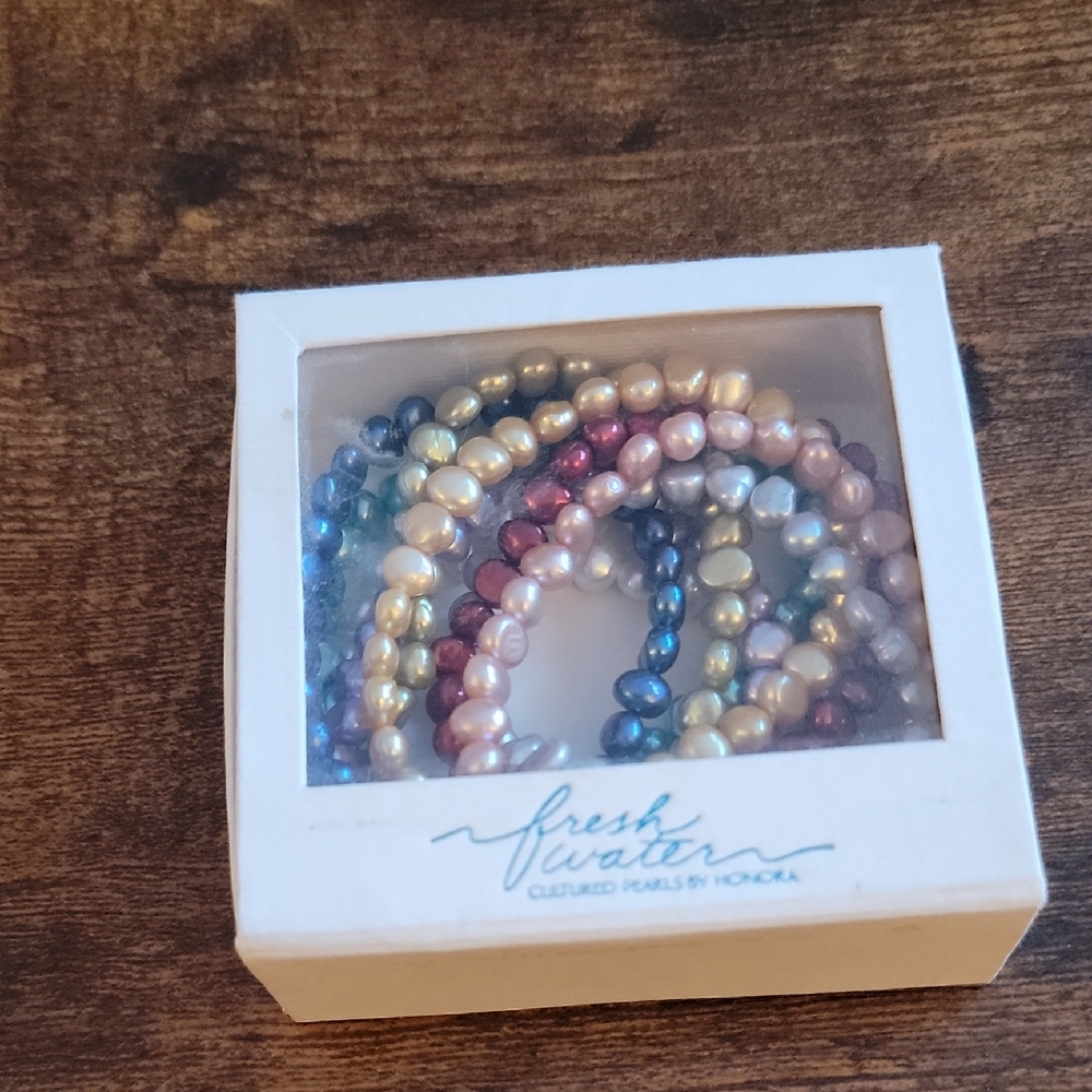 Honora Freshwater Pearl Bracelet Set (9 Pcs)
